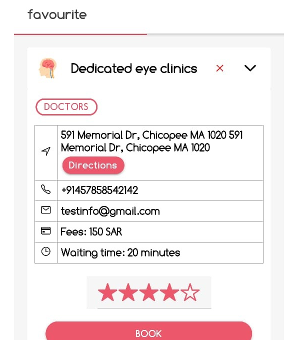 doctor appointment booking app