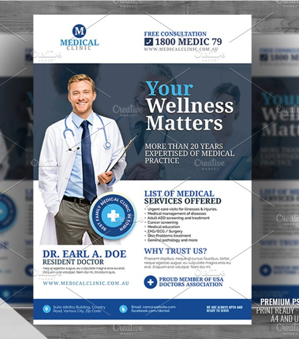 Doctor and Medical Service Flyer
