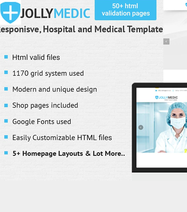 Jollymedic - Medical Site Template